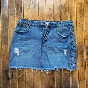 tobi denim skirt